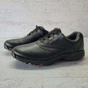 Mens FootJoy FJ GreenJoys Golf Shoes Soft Spikes Black on Black Mens Size 11 M